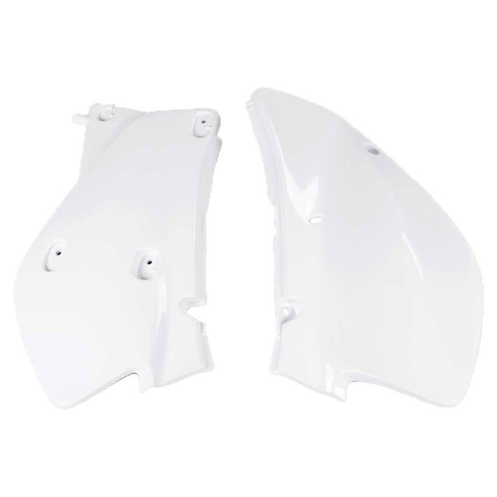 UFO Plastics Side Number Plates for Honda XR 650R - White HO03677-041