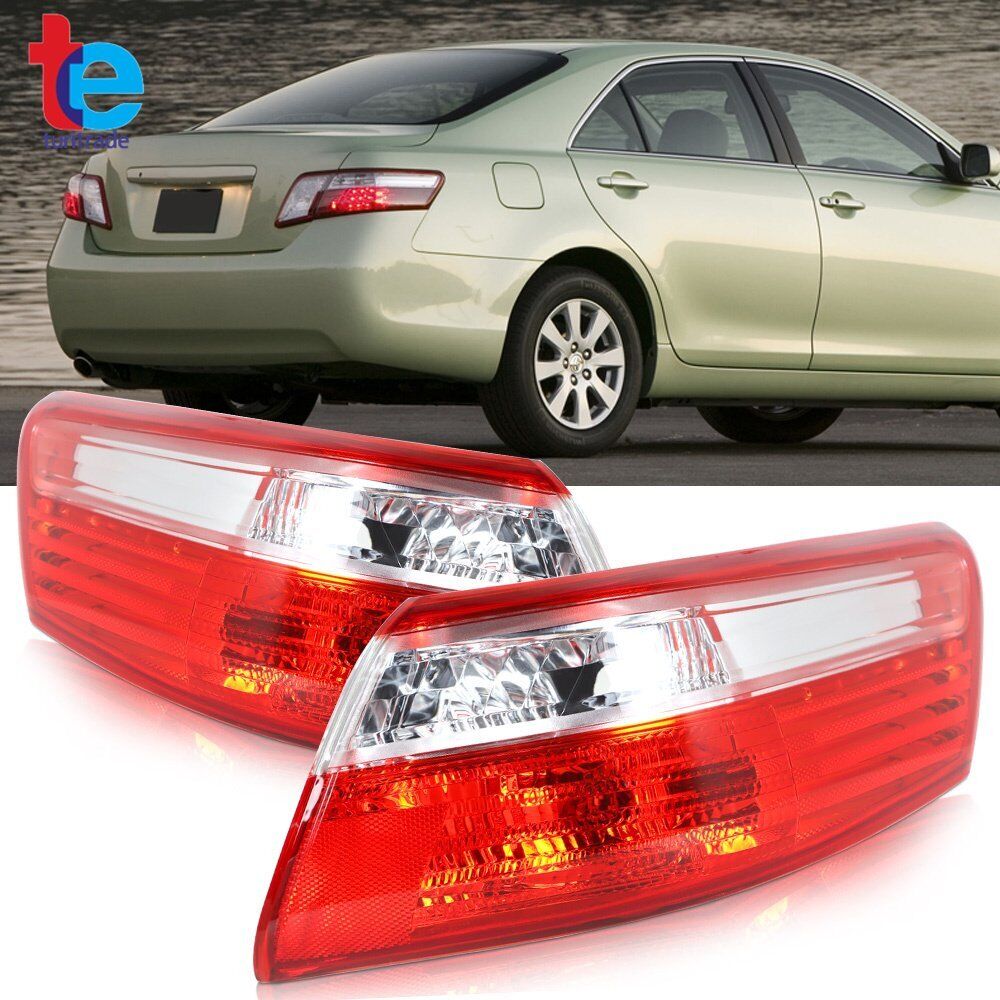 For 2007-2009 Toyota Camry Outer Tail Lights Brake Lamps Halogen Left+Right Side