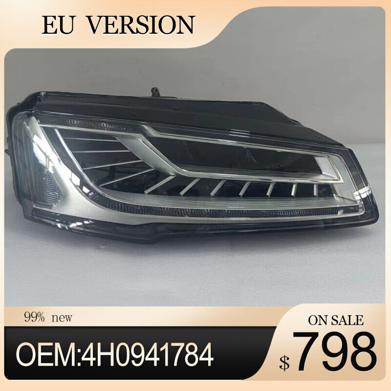 EU Right Matrix Headlight For 2014-2017 Audi A8 D4 OEM:4H0941784 Original