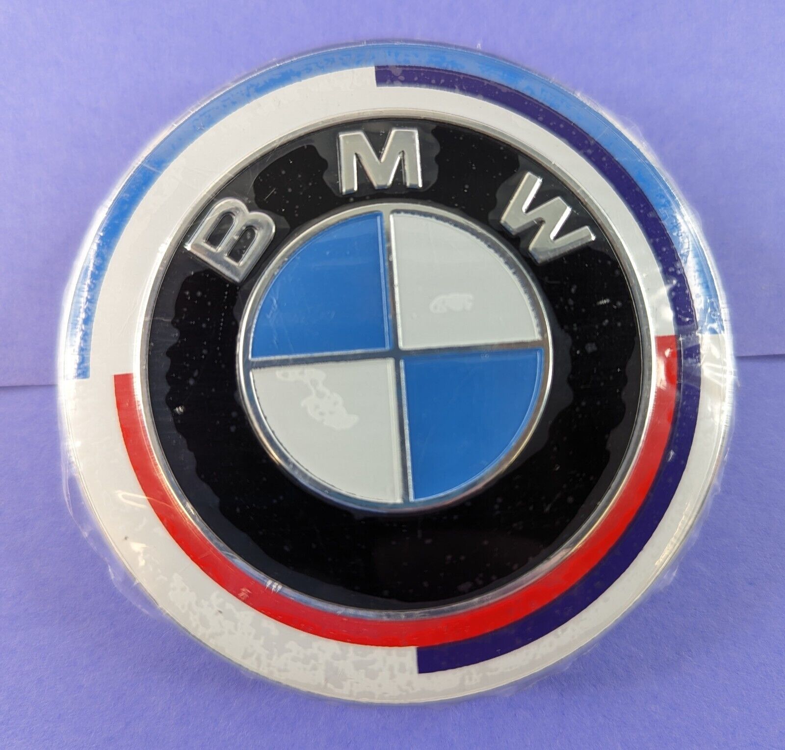 50th Anniversary 68mm Wheel Center Caps Hub Caps For BMW Set 1 PCS