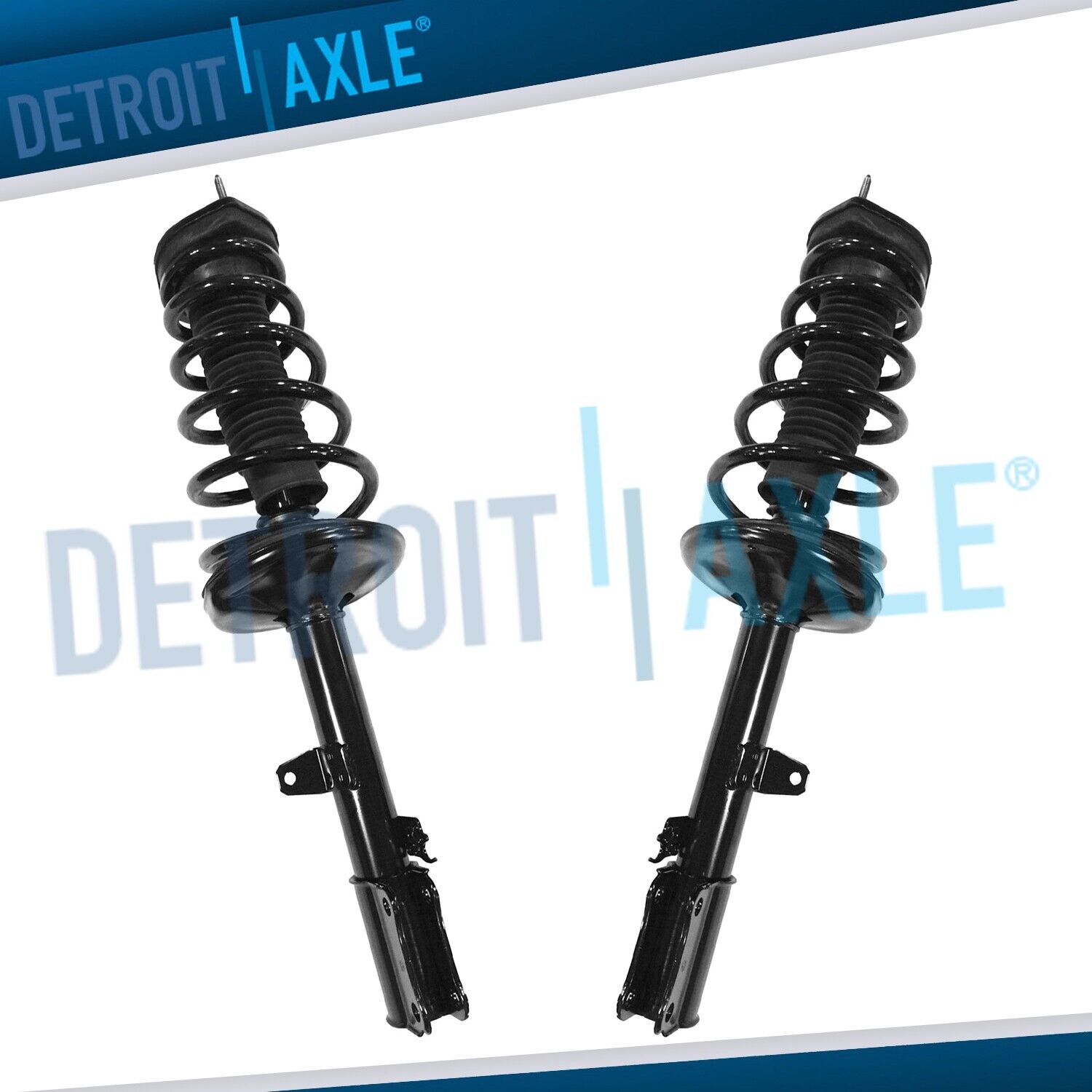 FWD Rear Left and Right Struts w/ Coil Springs Set for 1999 - 2003 Lexus RX300