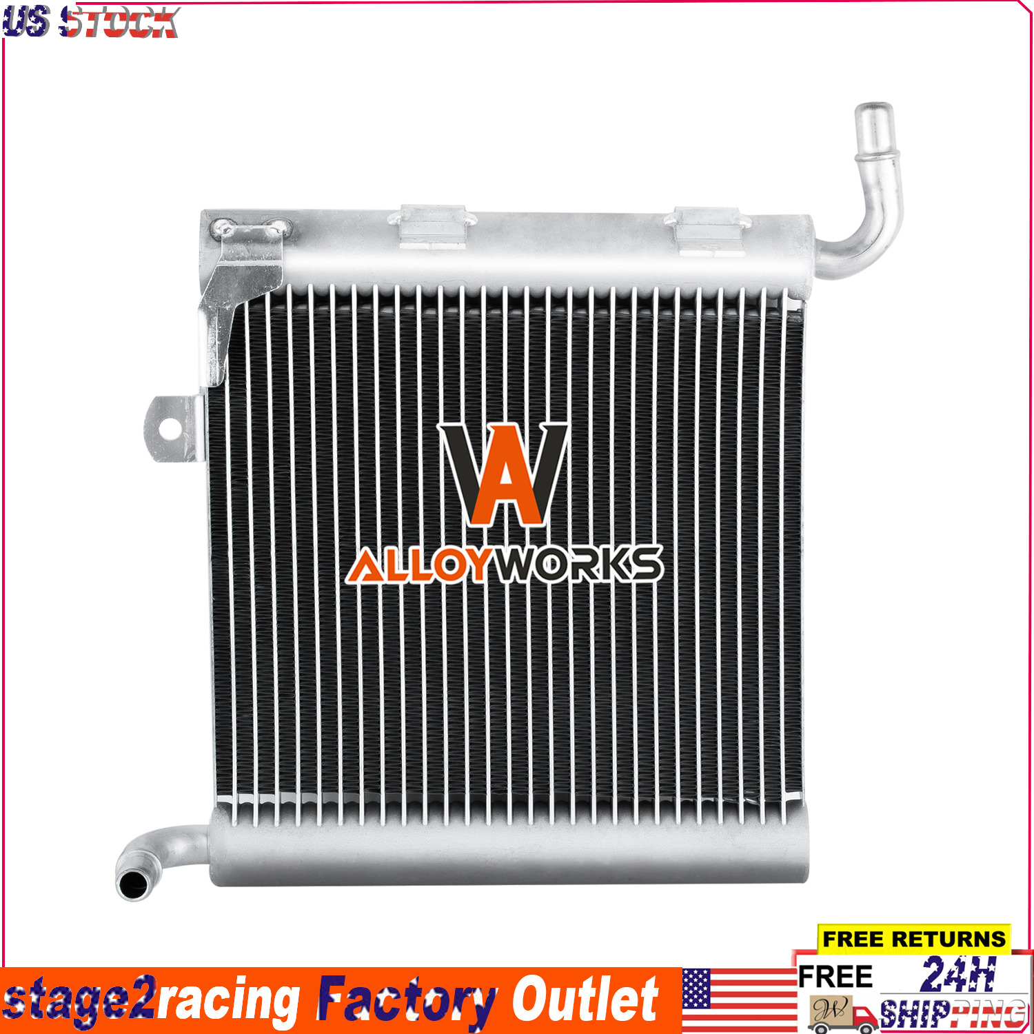 Front Right Auxiliary Radiator Fits Land Rover Range Rover Velar Jaguar F-Pace