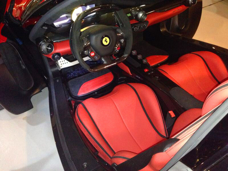 Ferrari LaFerrari Bespoke Alcantara Leather Carbon Fiber Floor mats