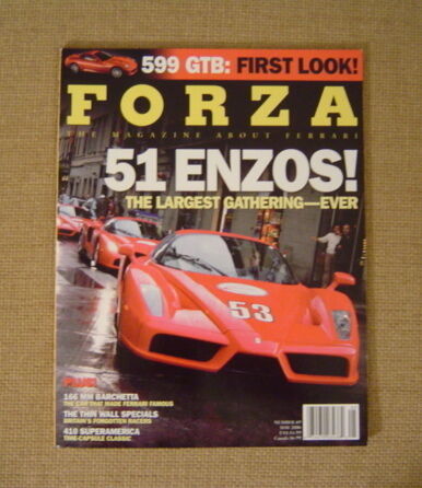 Forza Magazine  Issue 69   2006  Ferrari Enzo 166  599