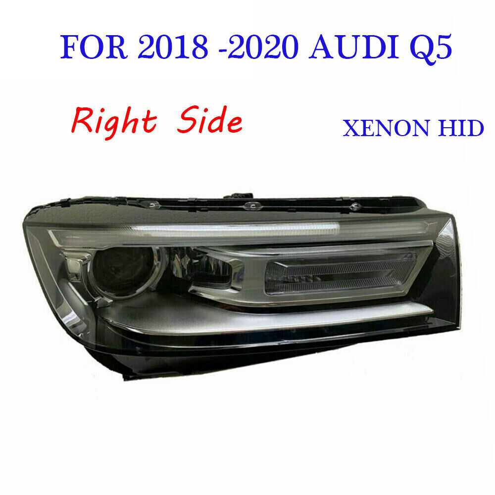 FOR 2018 2019 2020 AUDI Q5 XENON HID HEADLIGHT RH PASSENGER 80A941006B