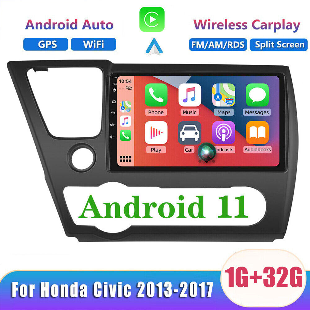 For Honda Civic 2013-2017 Android 11 Car Stereo Radio GPS Wifi Carplay 9\