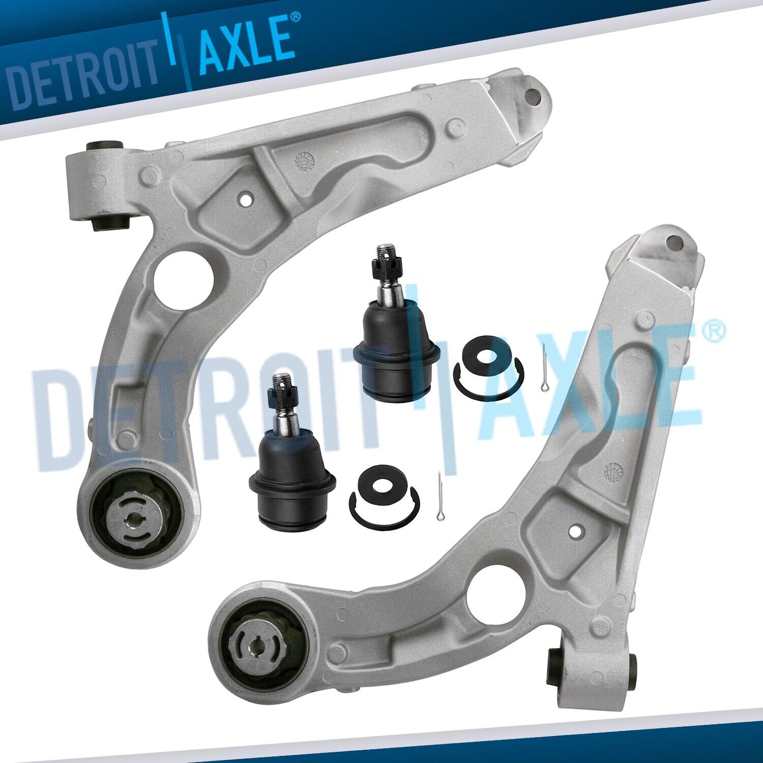 Front Left & Right Lower Control Arms w/Ball Joints for 2014-2018 Jeep Cherokee