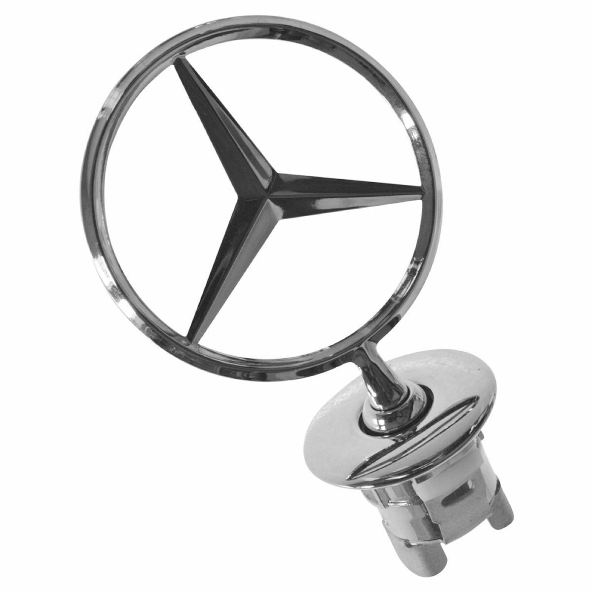 Chrome Hood Ornament for Mercedes Benz S350 S550 C250 C300 E350 E63 AMG