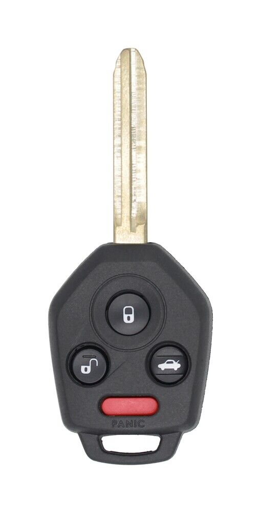 Fits Subaru CWTB1G077 OEM 4 Button Key Fob w/ H chip Black Pod w/ sticker or Gra