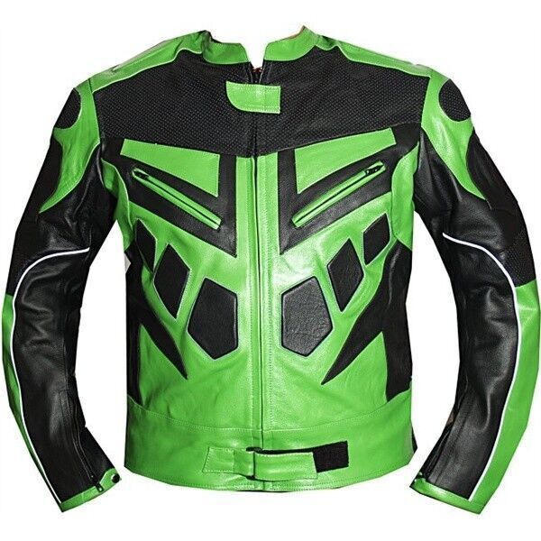 Motorbike Rider Racing Armour Sports HC Mens A Grade Leather Motorcycle Jacket