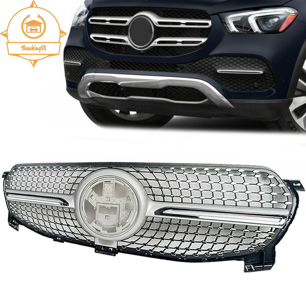 Diamond Grille Chrome Grill for 2020+ Mercedes-Benz W167 GLE-CLASS Standard
