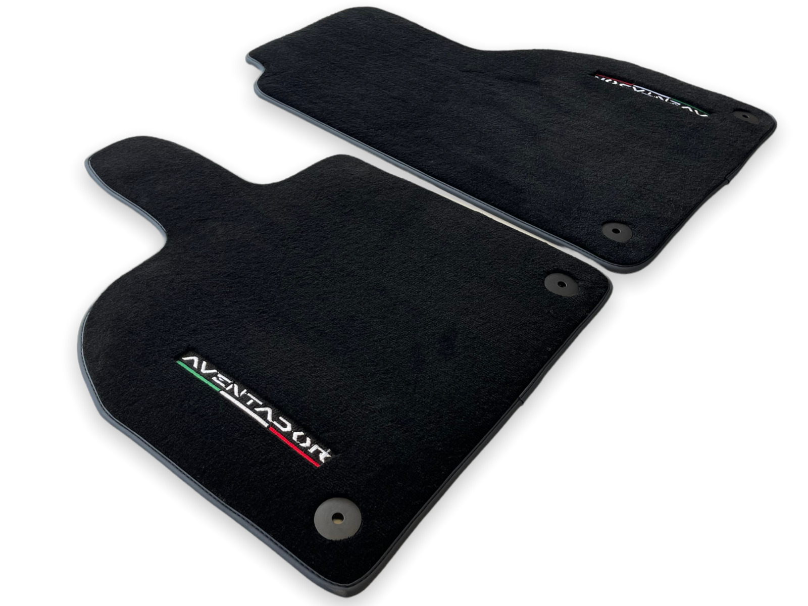 Floor Mats For Lamborghini Aventador 2012-2022 Black Color Carpet AutoWin Long