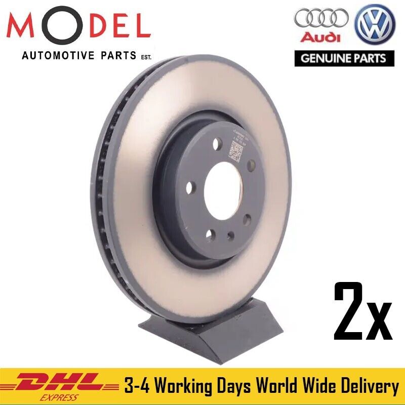 Audi-Volkswagen Genuine 2x Front LH & RH Brake Disc Set 8R0615301F