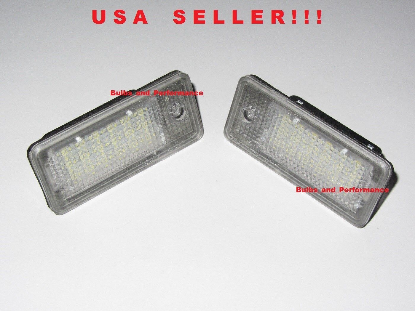 LED License Plate Lights For Audi A4 / S4 (B6 B7) 2001 - 2008 