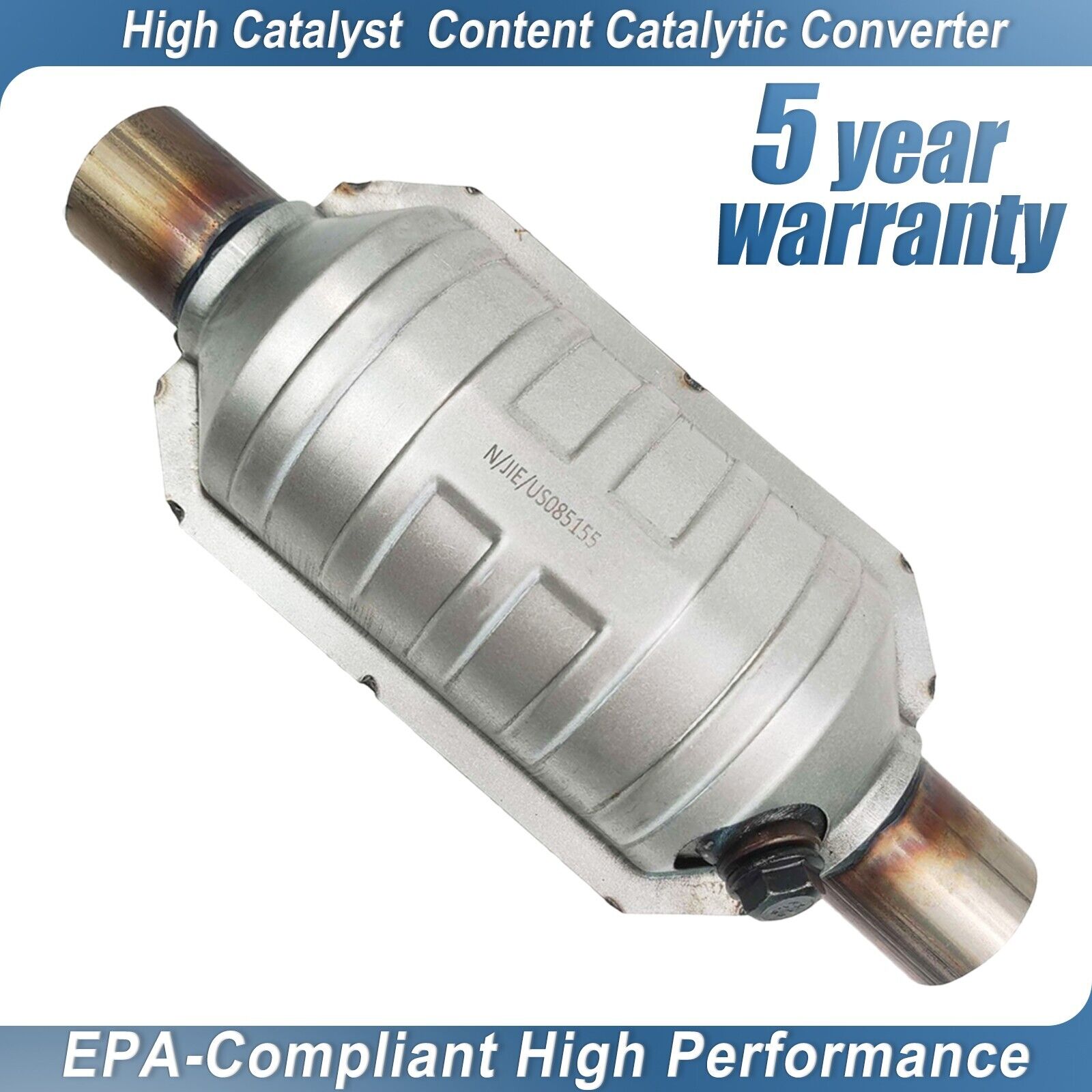 2 inch Universal Catalytic Converter Weld-On EPA Highflow w/ More Catalyst