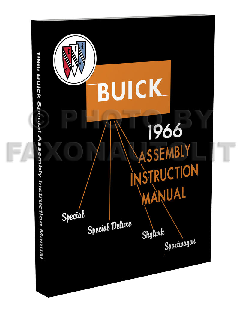 1966 Buick Factory Assembly Manual Special Skylark Sportwagon Gran Sport GS 400