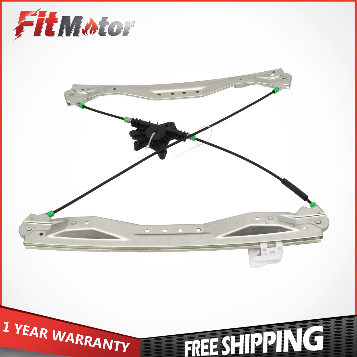 Front LH Window Regulator Assembly For Chrysler Town & Country VW Routan Bolt On
