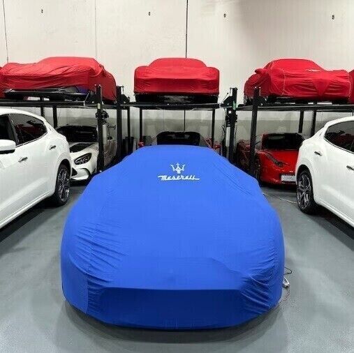 Maserati Car Cover, (ALL MODELS) CUSTOM FiT, Maserati indoor Car Cover Soft +BAG