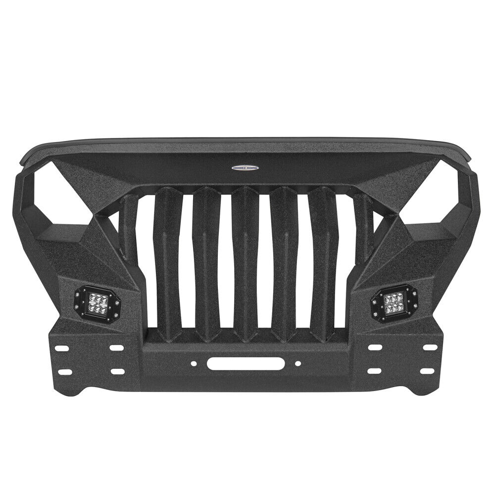 Hooke Road Madmax Steel Front/Rear Bumper w/Led Light for Jeep Wrangler 18-24 JL