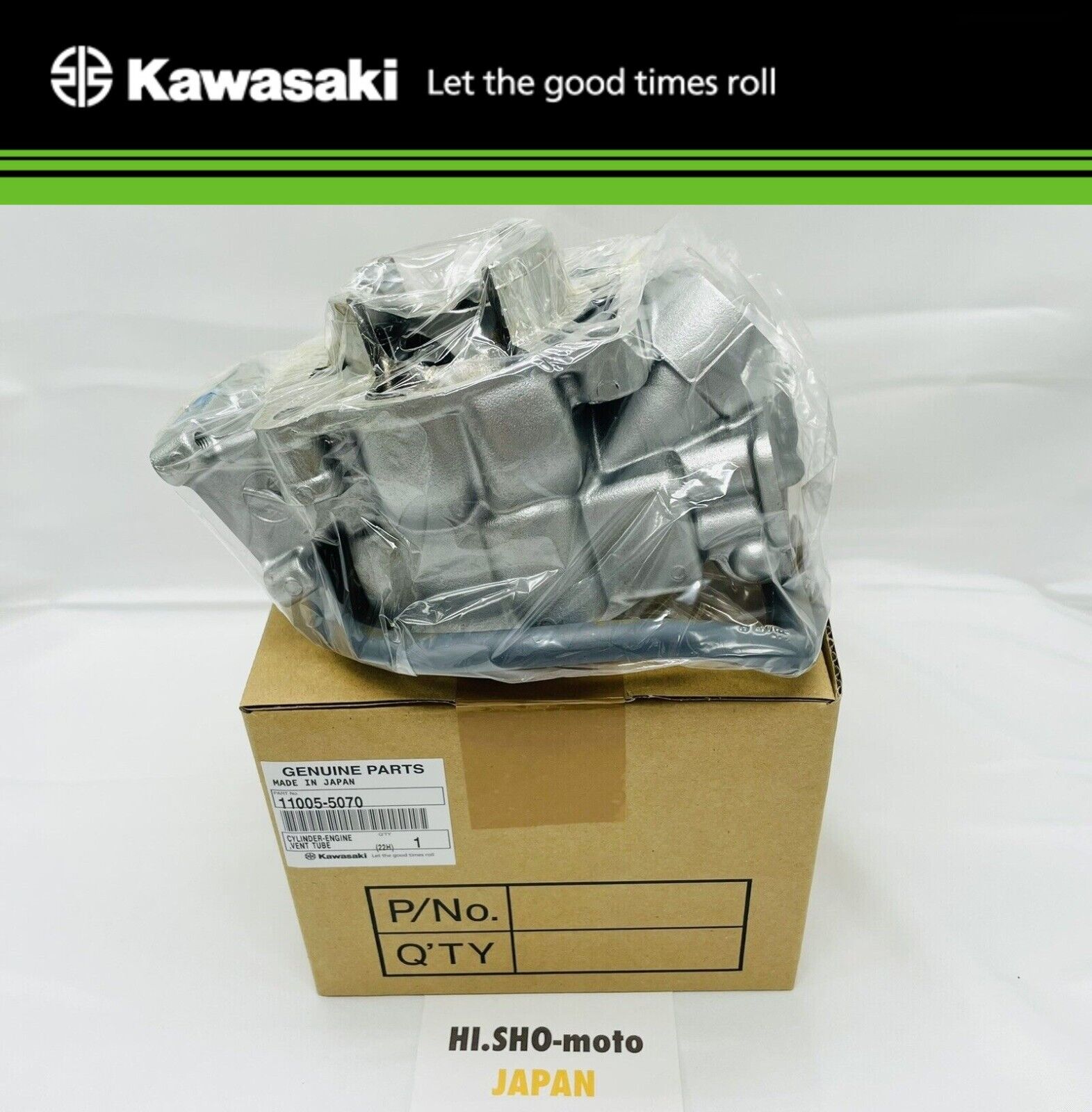 GENUINE NEW 2002 - 2005 KX 85 KX85 OEM KAWASAKI CYLINDER-ENGINE VENT 11005-5070