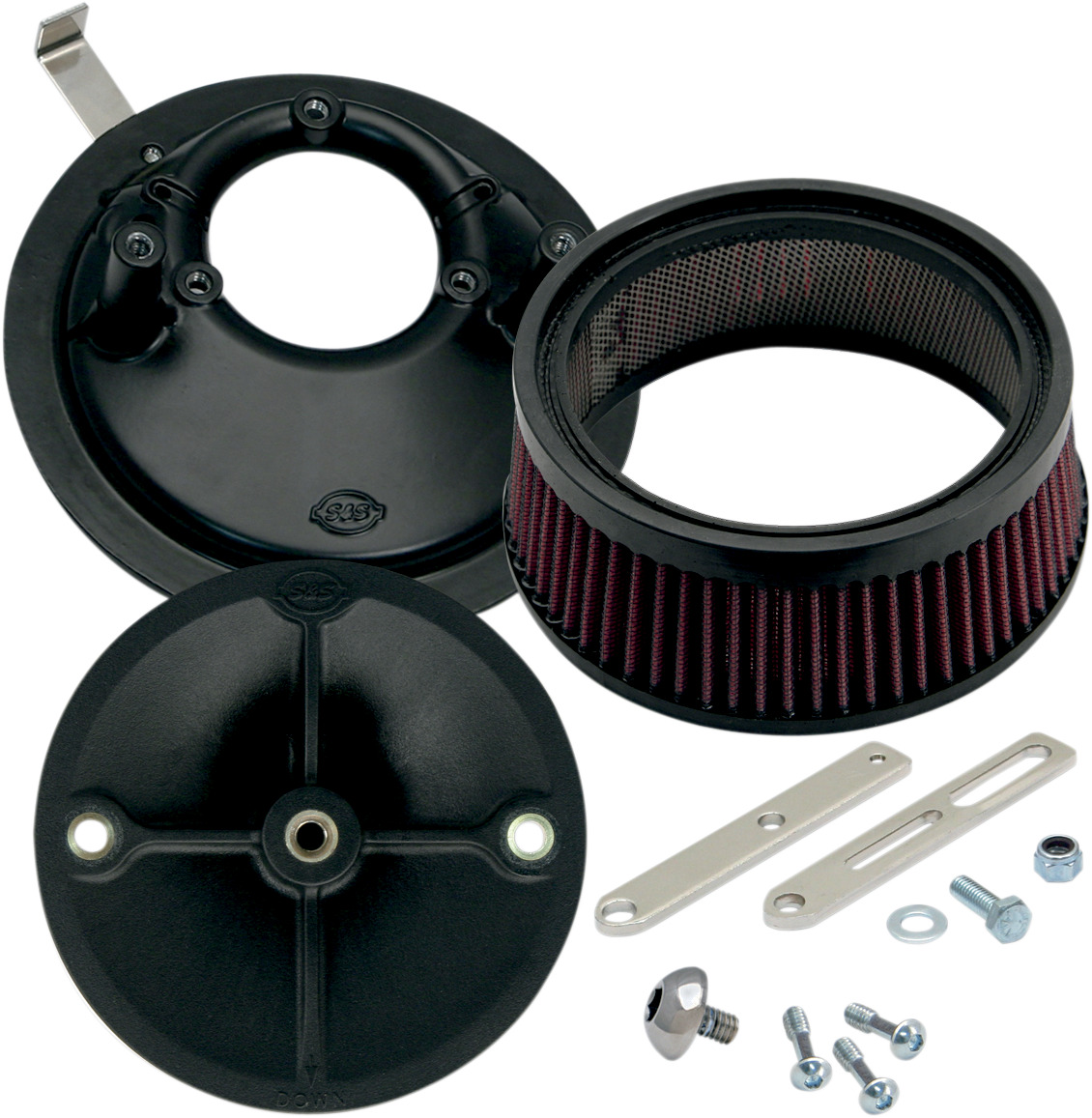 S&S Stealth Air Cleaner Kit for 1984-1992 Harley Davidson Big Twin with E/G Carb