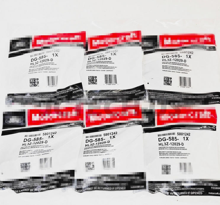 New 6X DG585 For MOTORCRAFT IGNITION COILS BRAND NEW SEALED BAGS