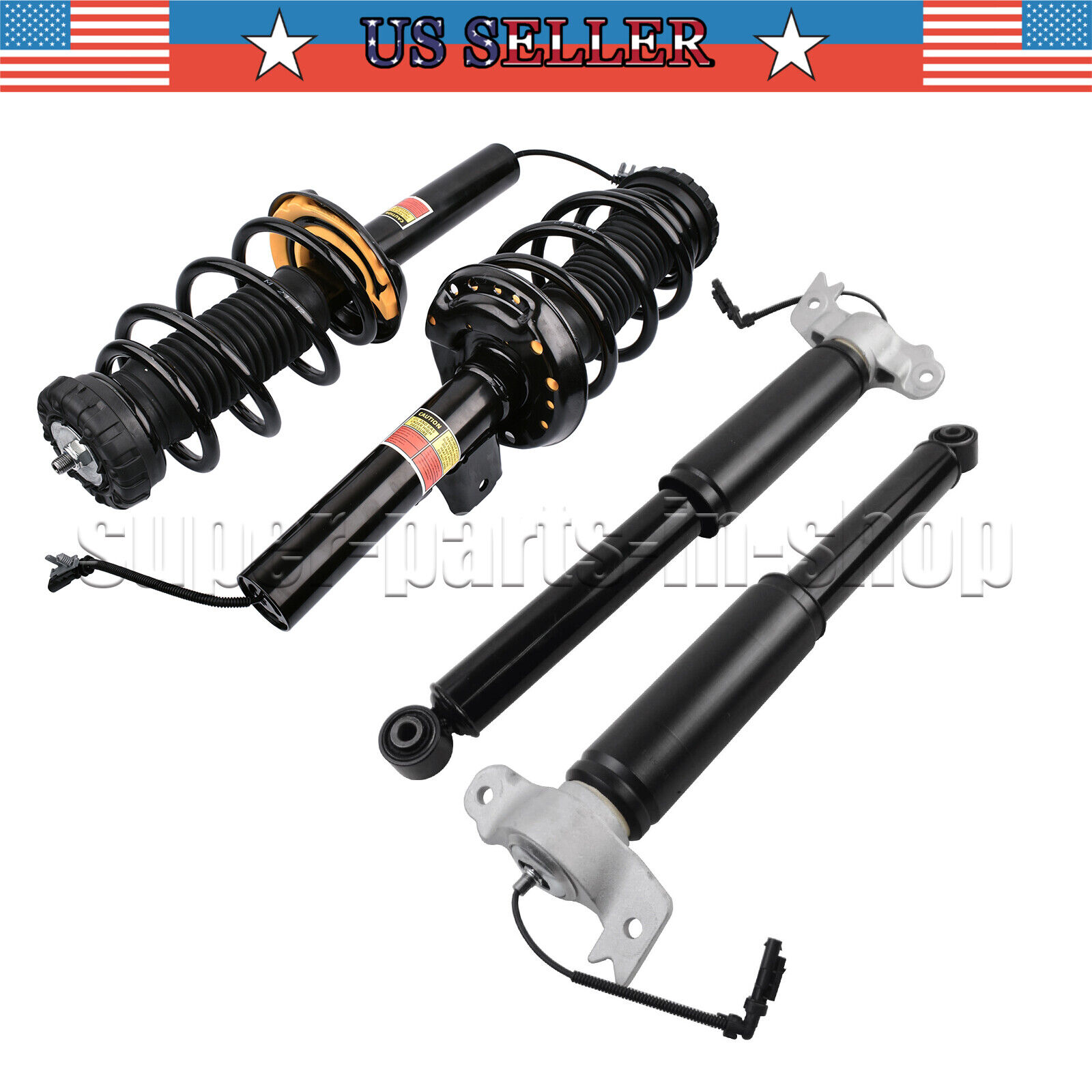 Rear + Front Shock Absorber Strut Assys Set For 2013-2019 Cadillac XTS 3.6L