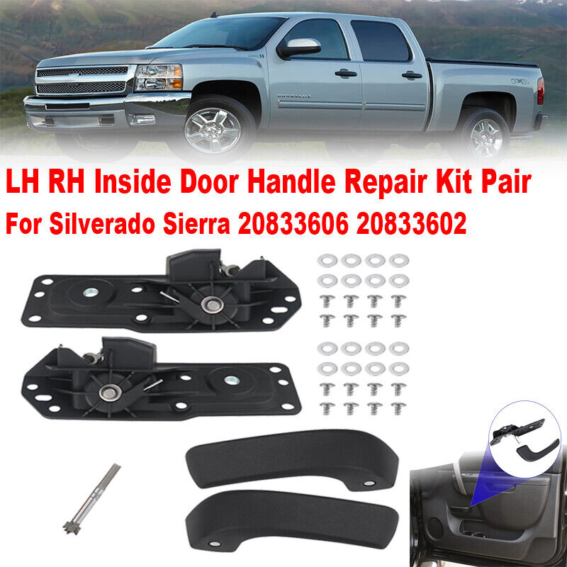 LH RH Inside Door Handle Repair Kit 2 Set for Silverado Sierra 20833602 20833606