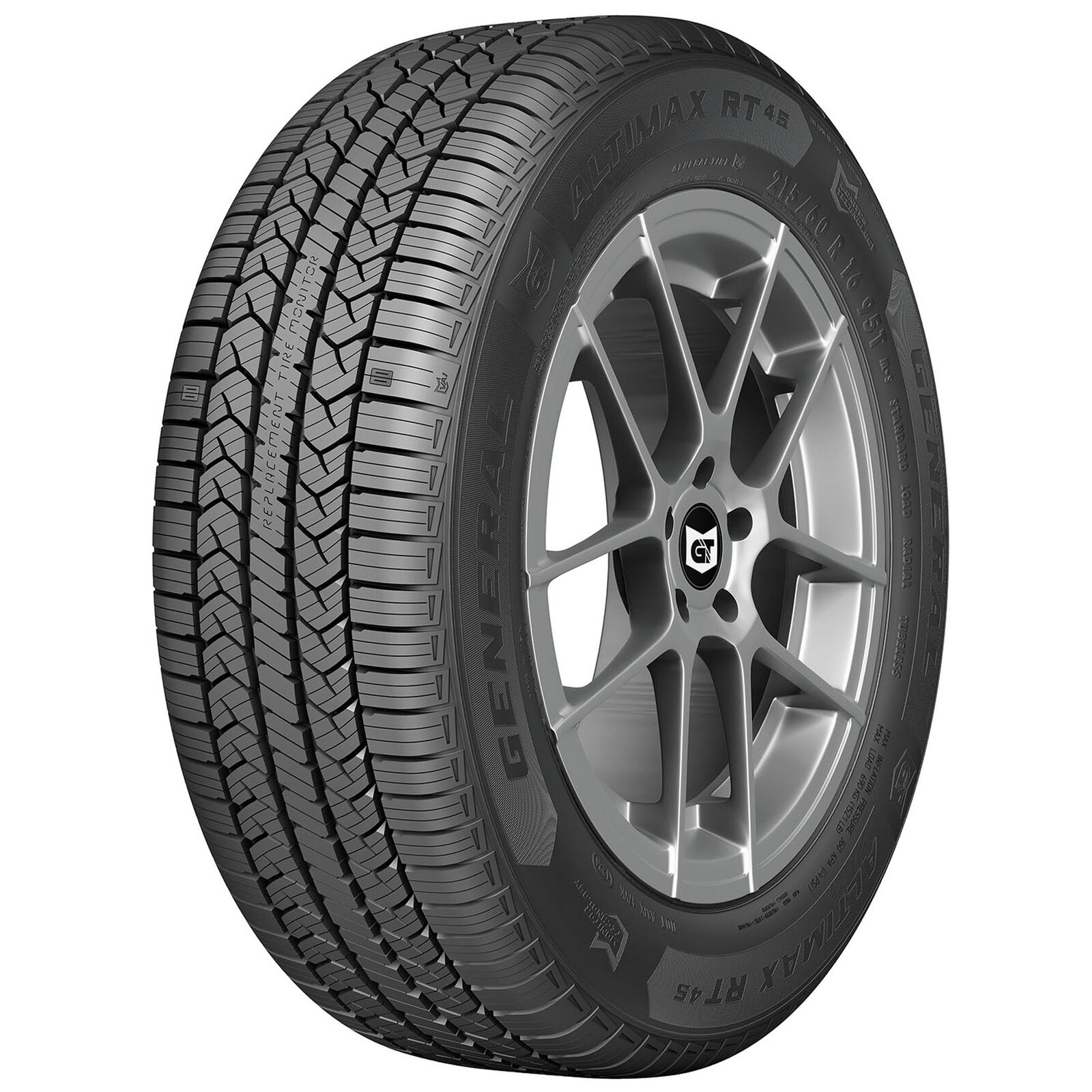 2 New General Altimax Rt45  - 255/45r19 Tires 2554519 255 45 19