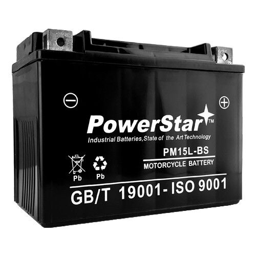 YTX15L-BS Sealed Lead AGM PowerSport Battery For Can Am Bombardier DS650 ATV's