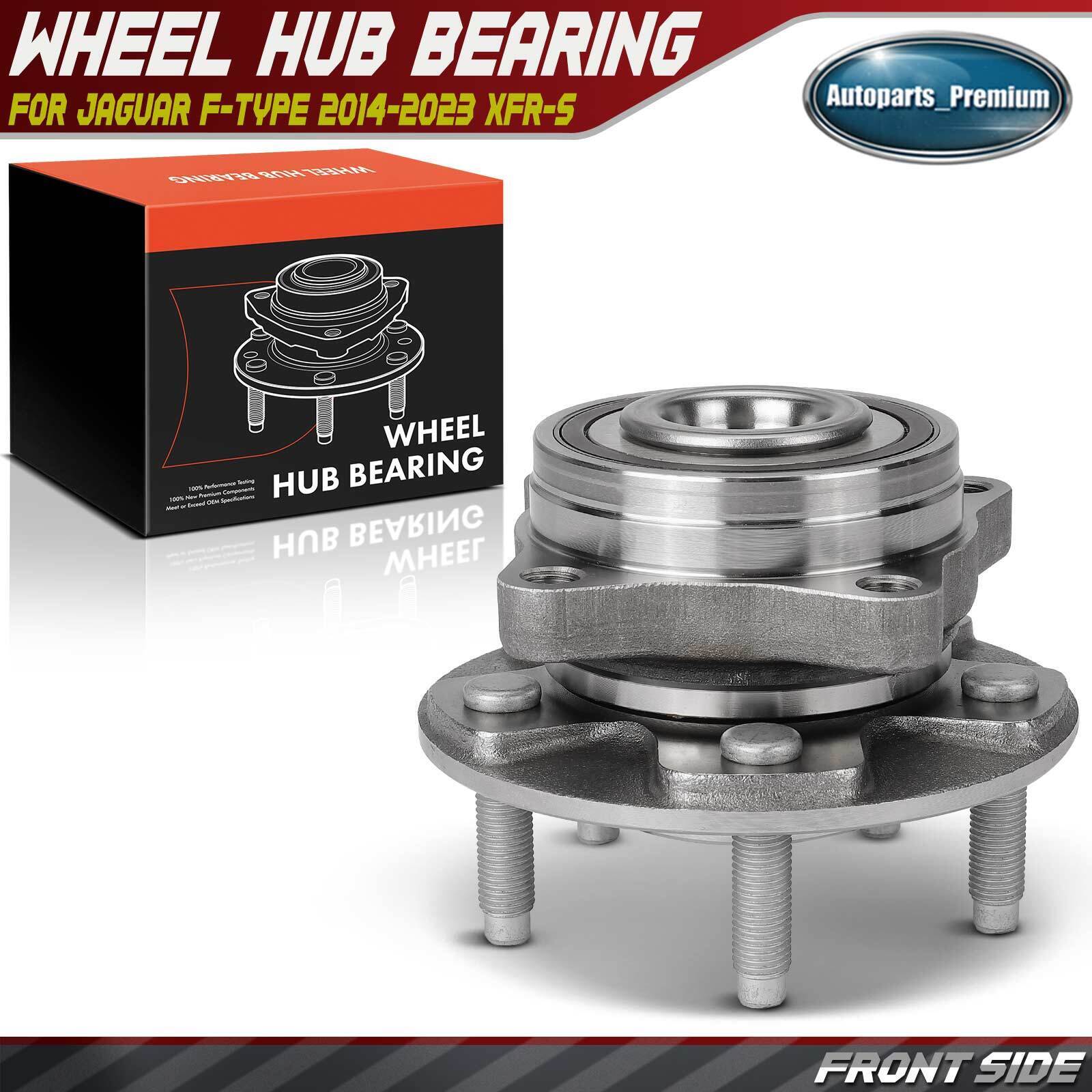 Front L or R Wheel Bearing Hub Assembly w/ ABS for Jaguar F-Type 2014-2023 XFR-S