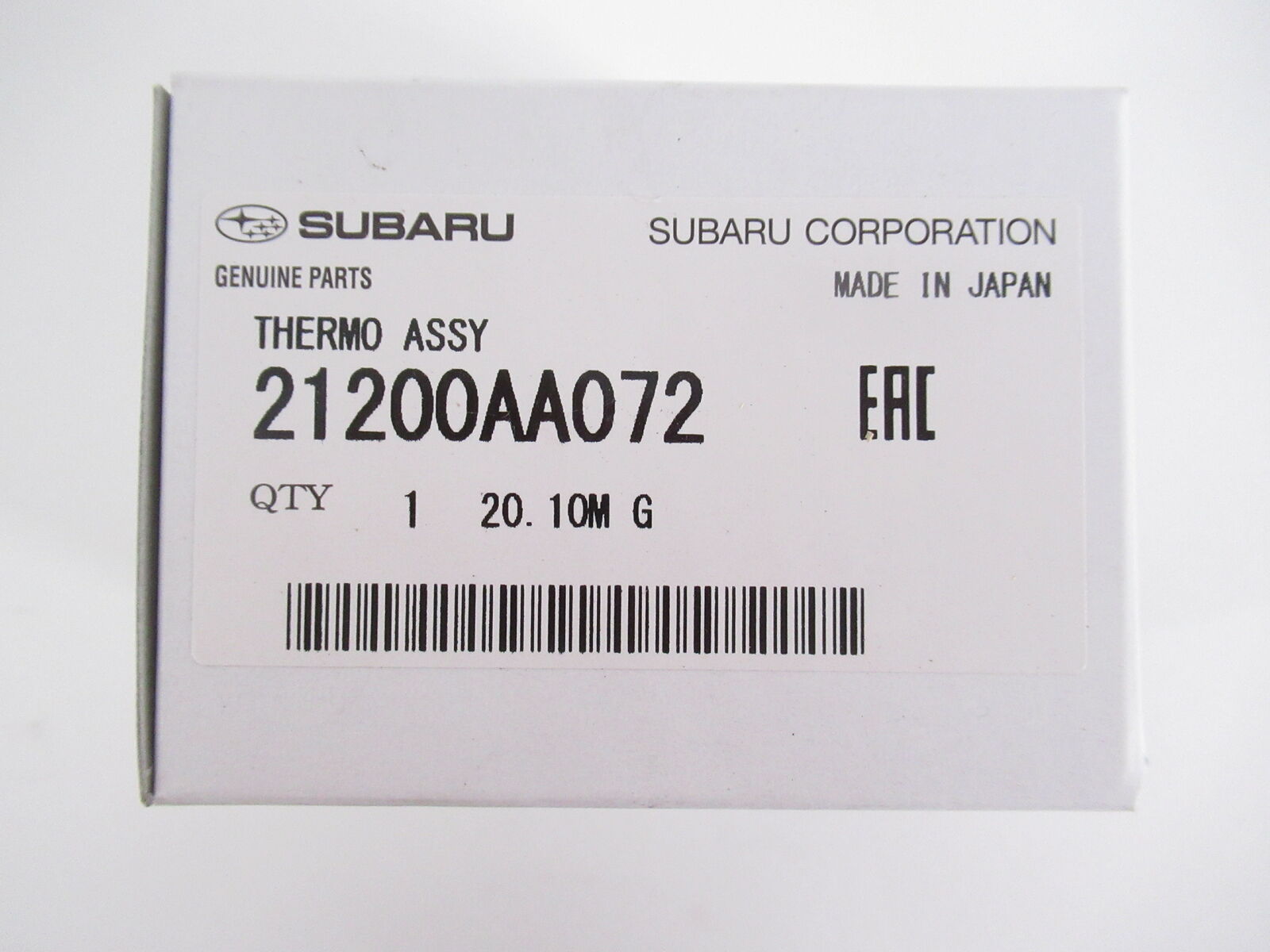 Genuine OEM Subaru 21200AA072 Left Engine Coolant Thermostat
