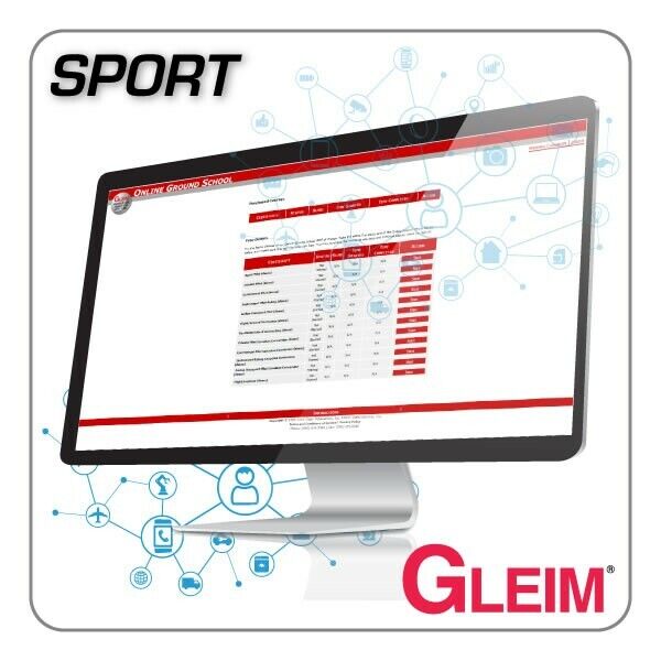 New Gleim Sport Pilot Online Ground School Training Course