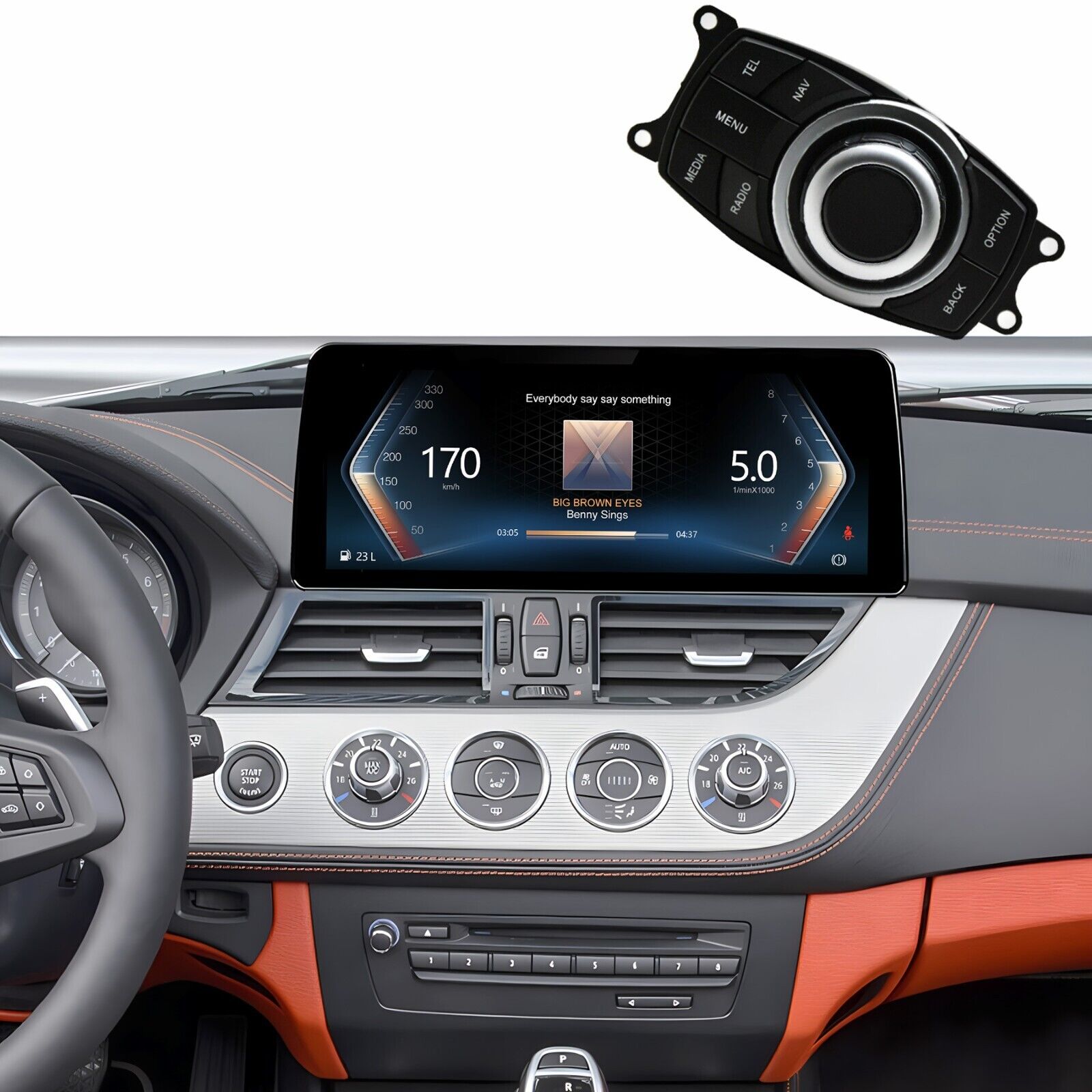 For BMW Z4 E89 12.3''Display CarPlay GPS Sat Navi Stereo Navigation WIFI 8+128GB