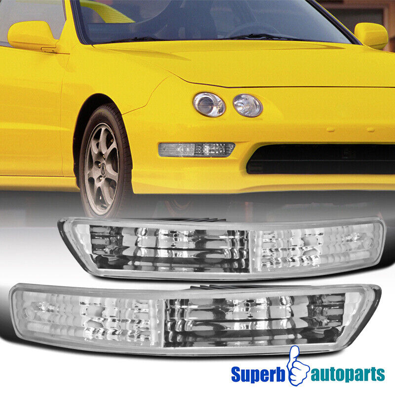 Fits 1998-2001 Acura Integra Bumper Lights Signal Lamps Replacement