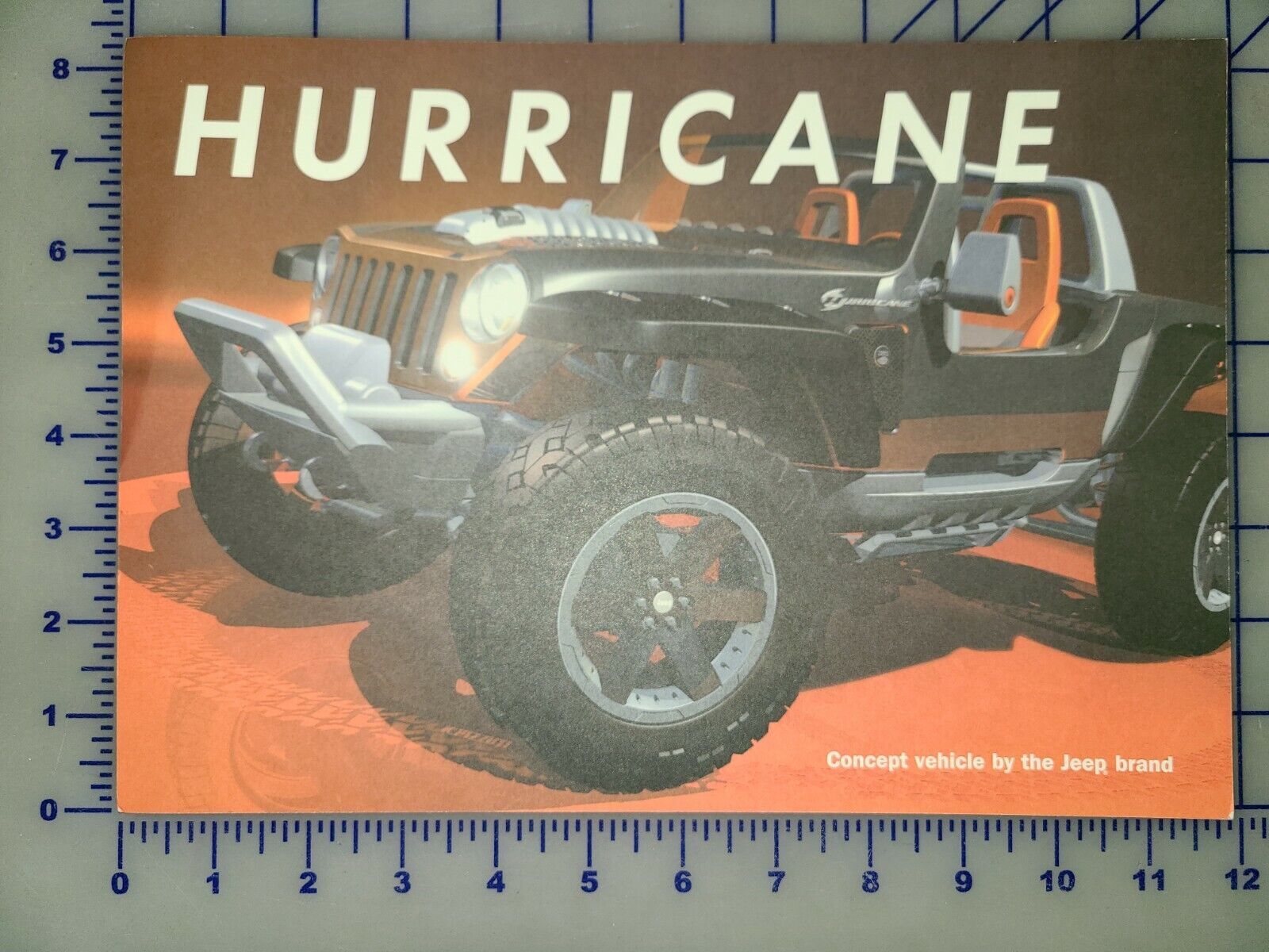 2005 Jeep Hurricane Concept Brochure Sheet