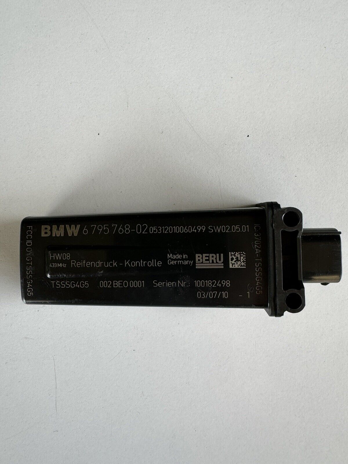 10-13 BMW E90 E92 E84 E70 RDC TPMS TIRE PRESSURE MONITOR SYSTEM SENSOR 6795768