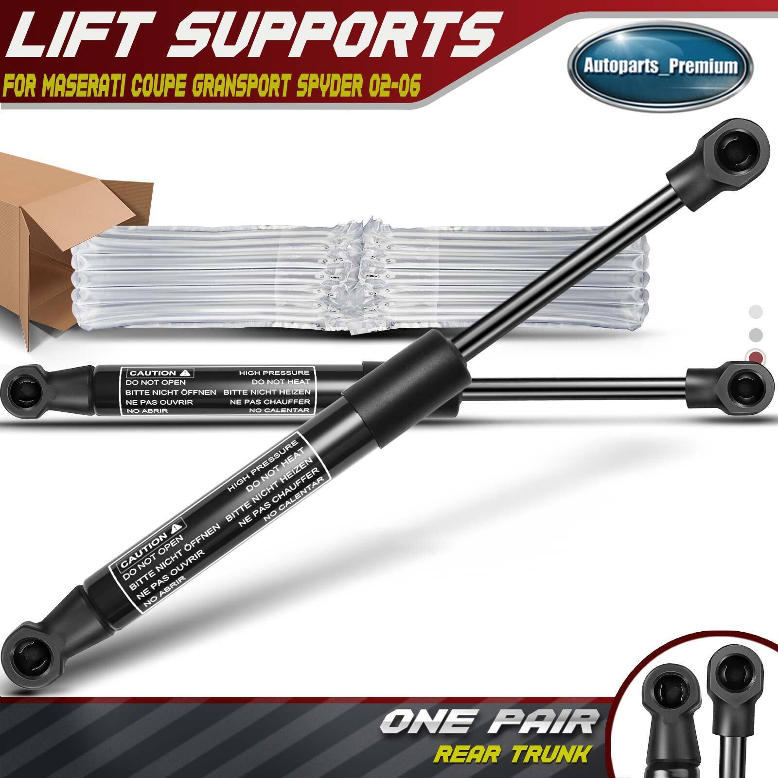 2pcs Rear Trunk Lift Supports Shocks for Maserati Coupe GranSport Spyder 02-06