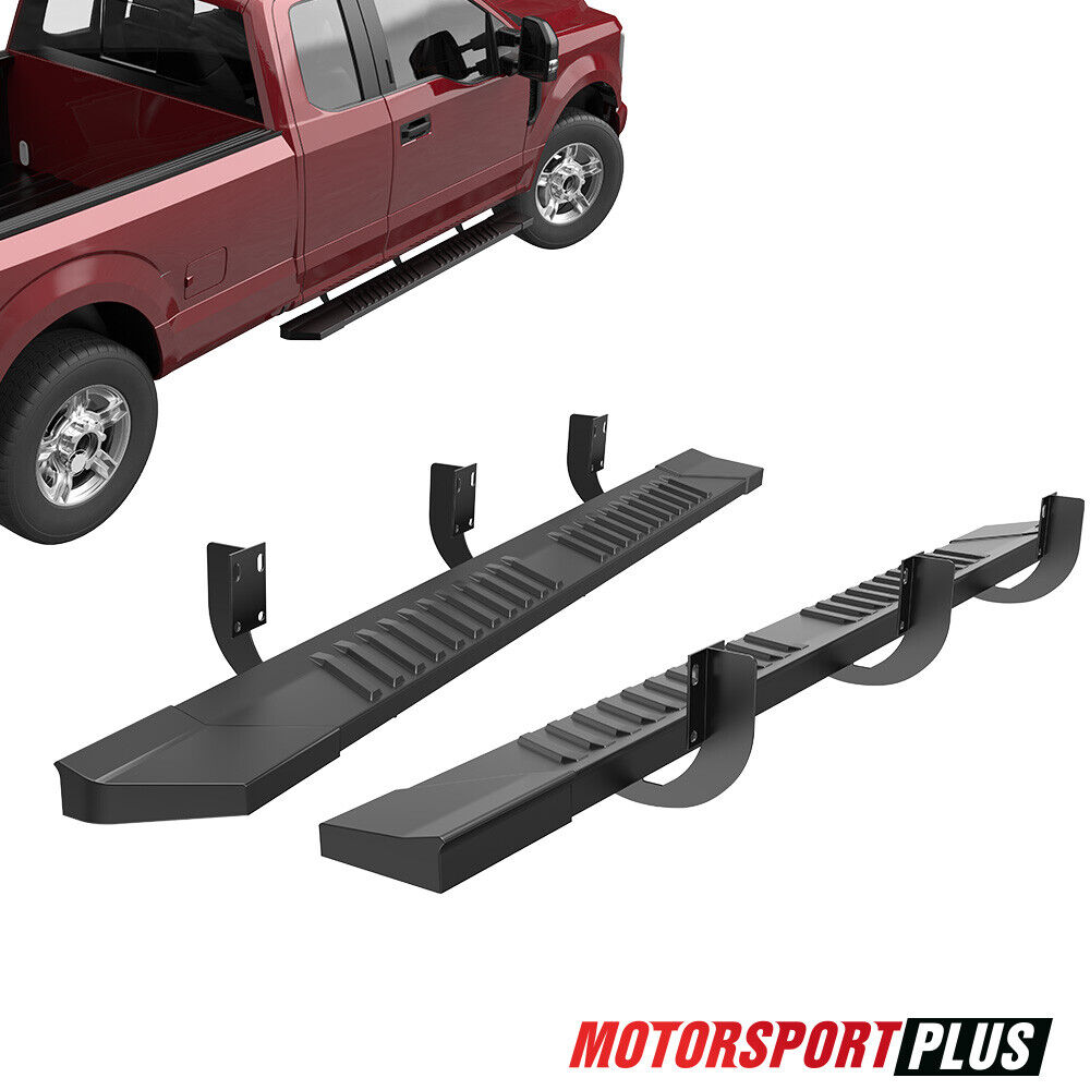 Running Boards Nerf Bars Side Steps For 1999-2016 Ford F-250 Super Duty Crew Cab