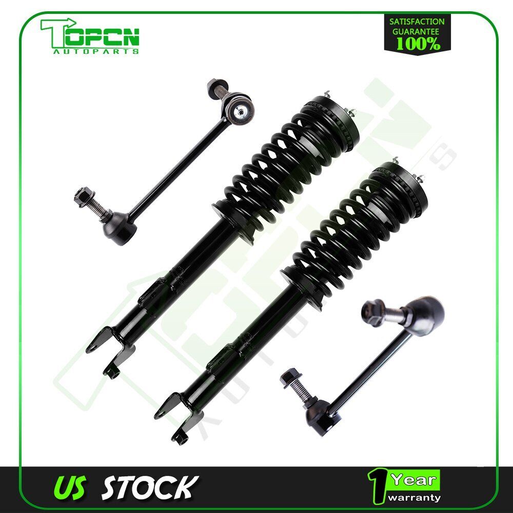 For 2006-2010 Dodge Charger RWD Front Complete Struts Shocks Assemblies Sway Bar