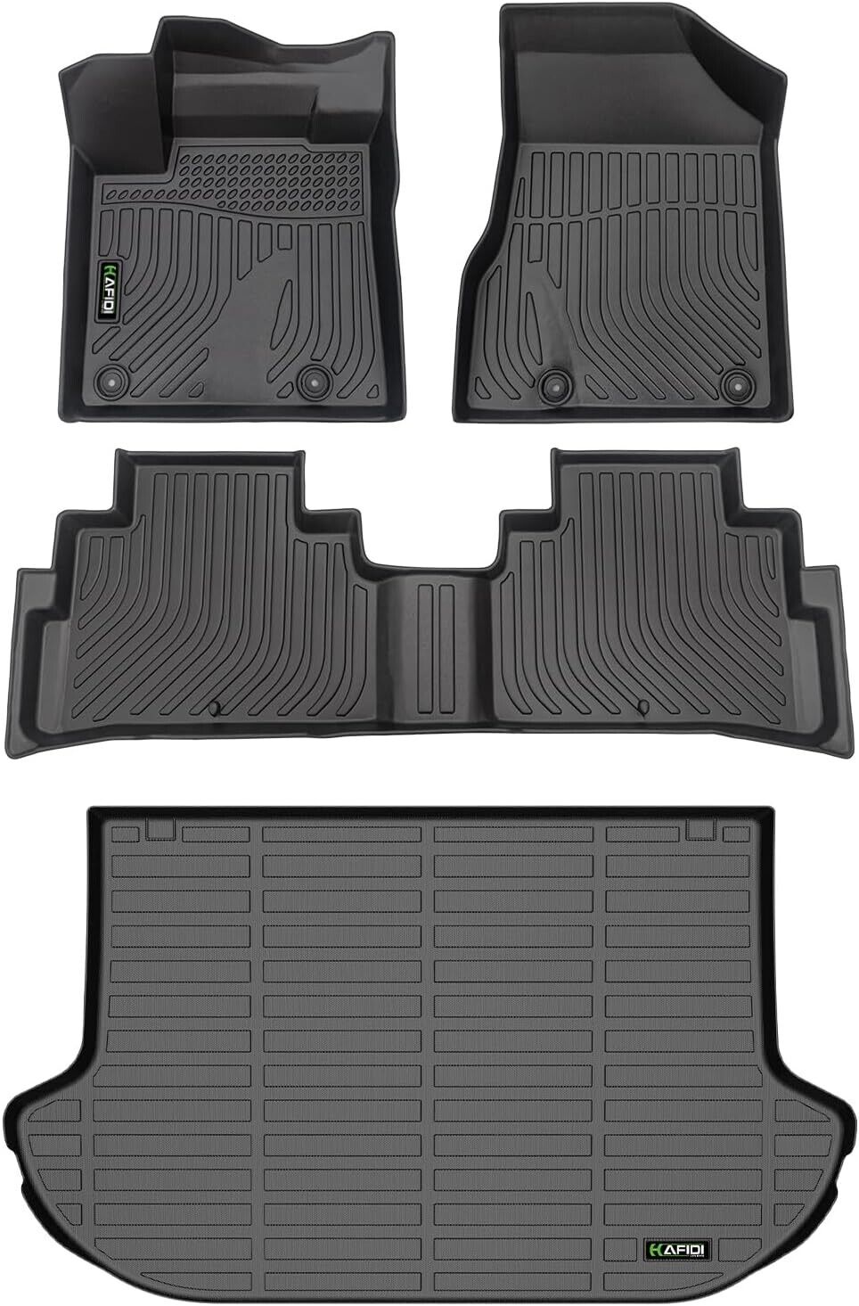 All Weather Floor Mats & Trunk Cargo Liner For 2017.5-2024 Nissan Murano TPE 4PC
