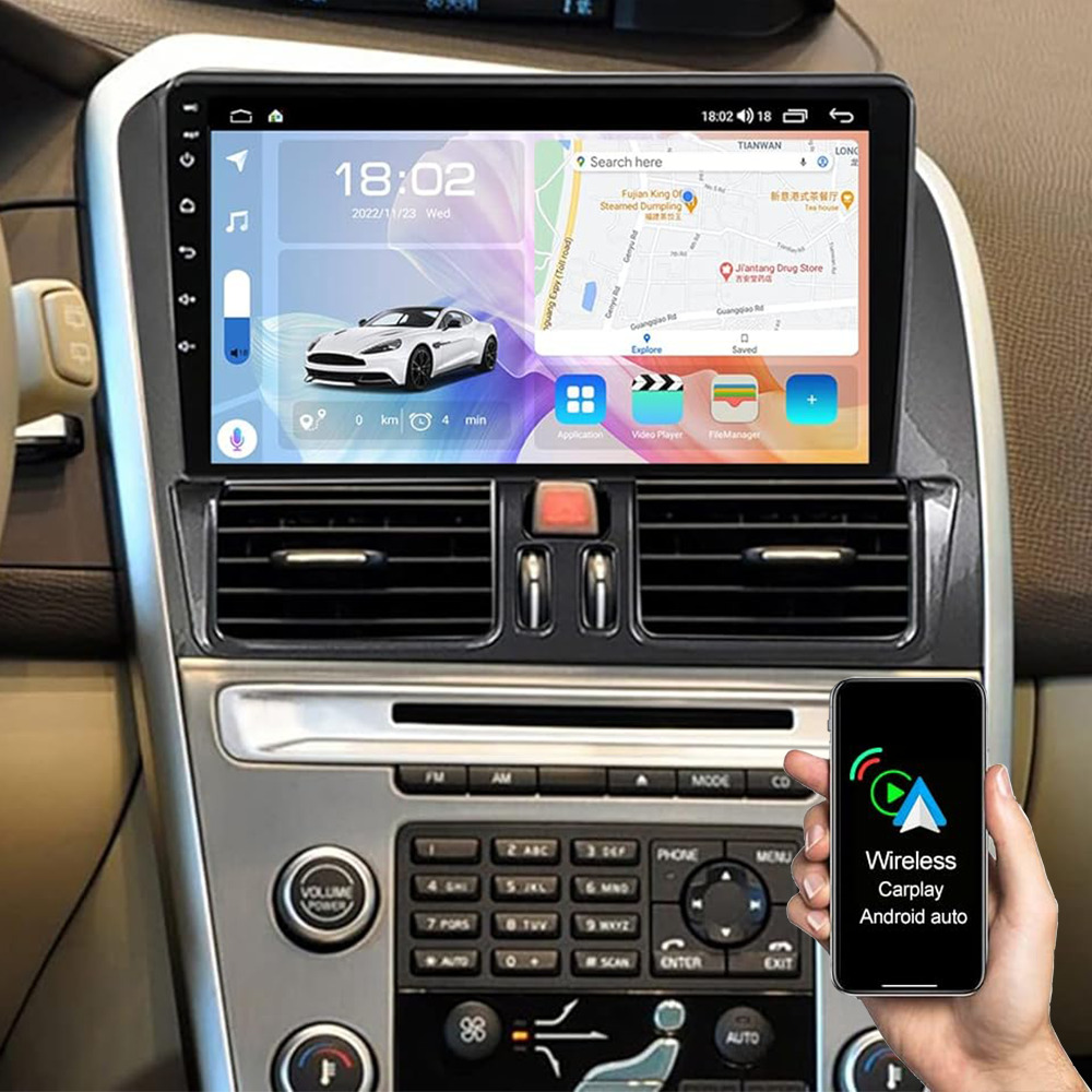 Fits For 2008-2013 Volvo XC60 Apple Carplay Radio Android 13 GPS NAVI WIFI BT