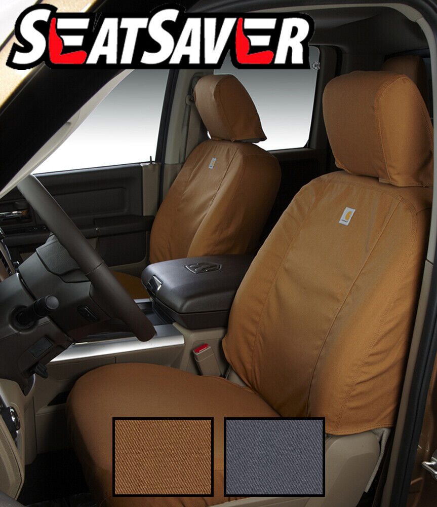 Covercraft Custom SeatSavers Carhartt Duckweave - Front Row BUCKETS - 2 Colors