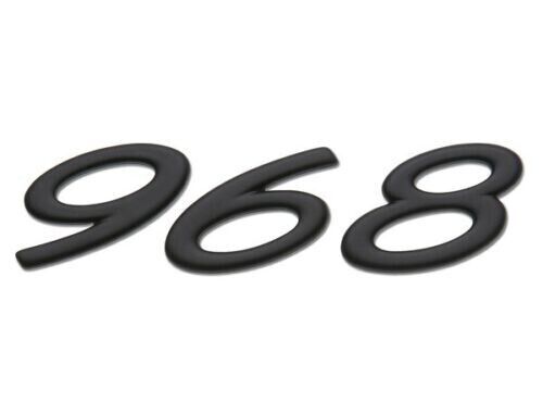 Genuine Porsche 968 Emblem Black Insignia 9445592200370C