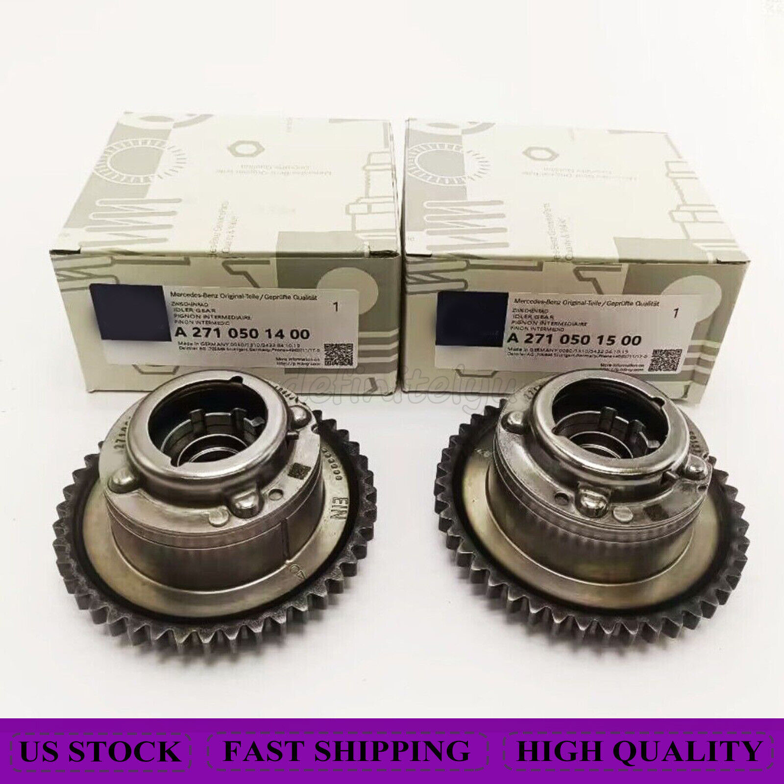  2X INA Intake&Exhaust Camshaft Adjuster VVT For Mercedes-Benz M271 W204 W212 US