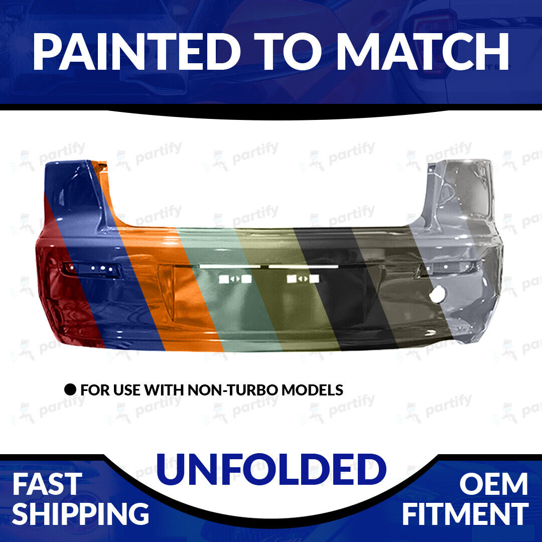 NEW Painted To Match 2008-2017 Mitsubishi Lancer Unfolded Rear Bumper